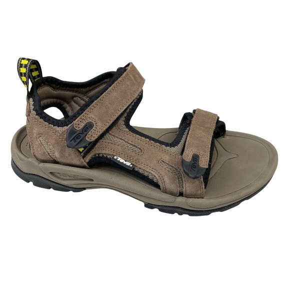 Teva Sandals Men's size 8 Brown Hudson Suede Hiking Trail